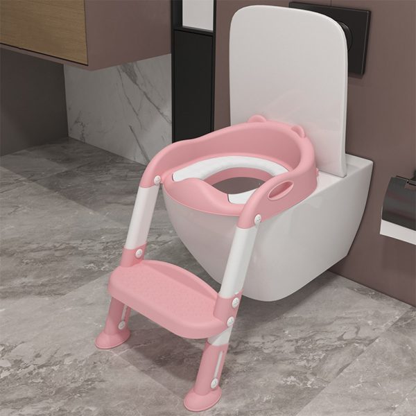 Lépcsős WC szűkítő rózsaszín - Image 2