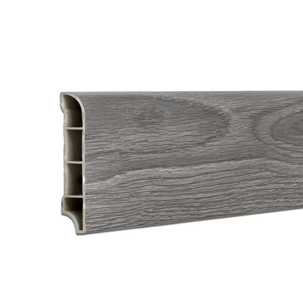 Vinyl SPC padlószegély Hradok tölgy 2400x60x12 mm - HRT-SZ