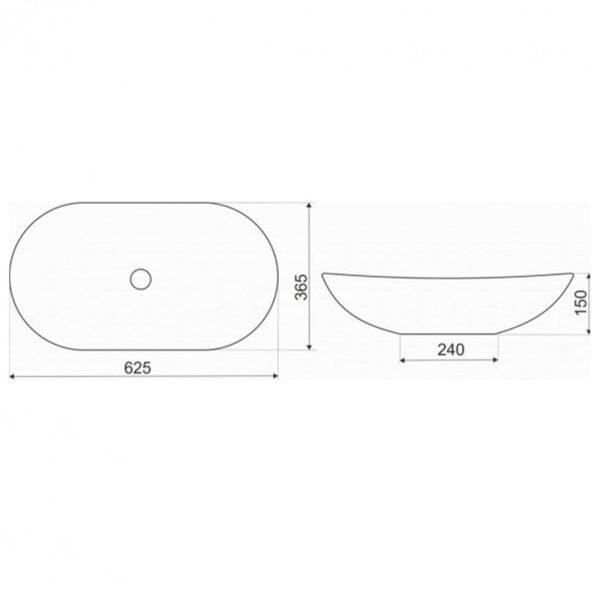 KR-781 kerámia design mosdó - KR781 - Image 2