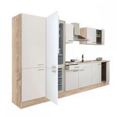 Yorki 330 konyhablokk sonoma tögy korpusz,selyemfényű fehér fronttal - L330STFH-PSZ-AF