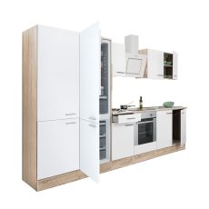 Yorki 330 konyhablokk sonoma tölgy korpusz,selyemfényű fehér fronttal - L330STFH-SUT-PSZ-AF