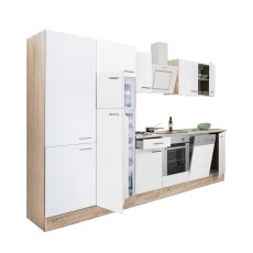 Yorki 340 konyhablokk sonoma tölgy korpusz,selyemfényű fehér fronttal - L340STFH-SUT-PSZ-FF