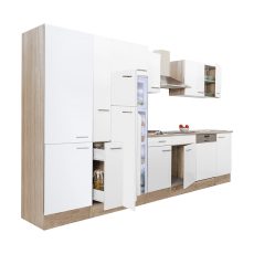 Yorki 370 konyhablokk sonoma tögy korpusz,selyemfényű fehér fronttal - L370STFH-PSZ-FF