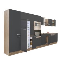 Yorki 430 konyhablokk sonoma tögy korpusz,selyemfényű antracit fronttal - L430STAN-FF