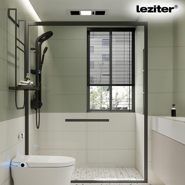 Tropic digitális zuhanyszett termosztátos csapteleppel fekete szín - LDZ-BL - Image 7