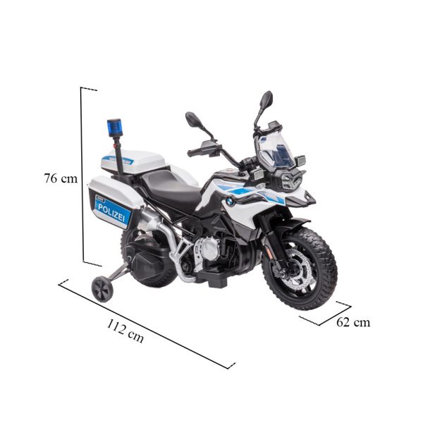 Elektromos rendőrmotor BMW kék - Image 3