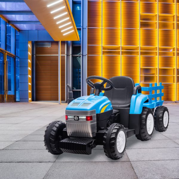Elektromos traktor New Holland kék - Image 2