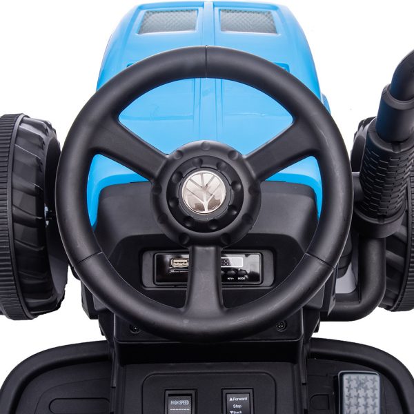 Elektromos traktor New Holland kék - Image 8