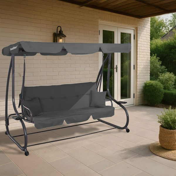 Bellavista Slim szürke kerti hintaágy - LHA-200-GRA - Image 2