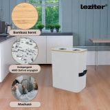 Szelektív palackgyűjtő két rekeszes 140l fehér - LPGY2-140-WH - Image 4