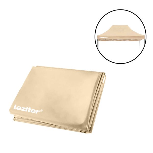 Kerti pavilon tetőponyva 3x4 m - LPTP-40-BEIGE