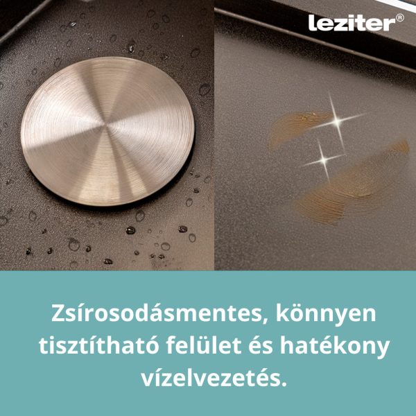 Avena II rozsdamentes mosogató fekete-bronz színben - LRMAV-2 - Image 5