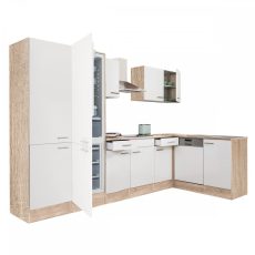 Yorki 340 sarok konyhablokk sonoma tölgy korpusz,selyemfényű fehér fronttal - LS340STFH-PSZ-AF