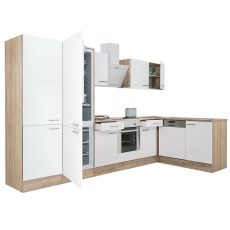 Yorki 340 sarok konyhablokk sonoma tölgy korpusz,selyemfényű fehér fronttal -  LS340STFH-SUT-PSZ-AF