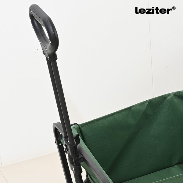 Összecsukható standard kerti strandkocsi zöld - LSZK055-GREEN - Image 5
