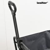 Összecsukható standard kerti strandkocsi asztallal szürke - LSZKK055-GRE - Image 6