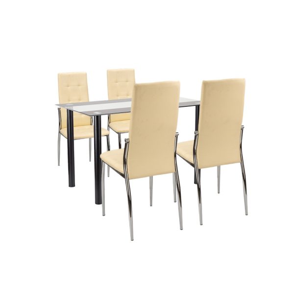 Lara 4+1 étkező garnitúra bézs - LUA120B_DC-002-Beige_4