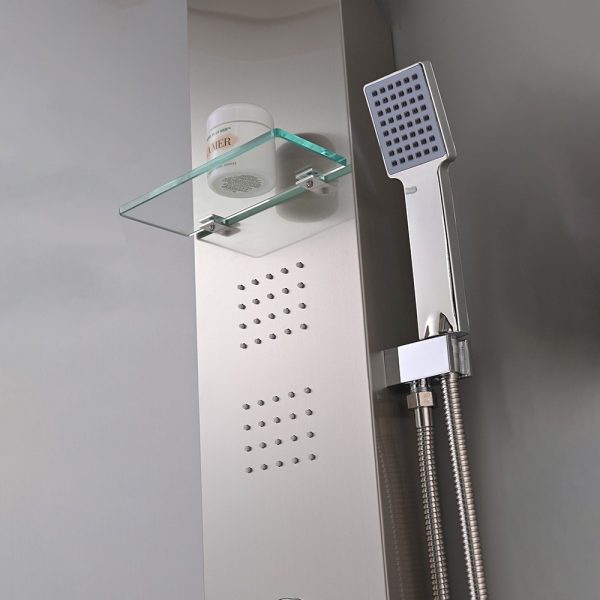 Alegro Silver hidromasszázs zuhanypanel, rozsdamentes acél - LZP-930 - Image 9
