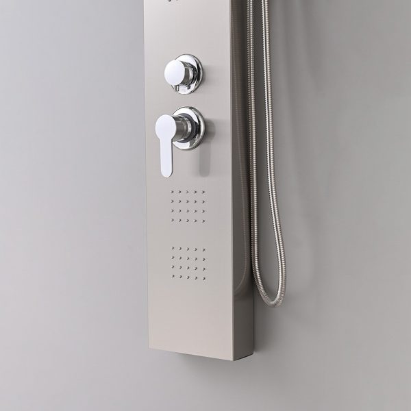 Alegro Silver hidromasszázs zuhanypanel, rozsdamentes acél - LZP-930 - Image 10