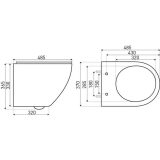 Roya Delos WH 82W falba építhető WC tartály szett - Image 4