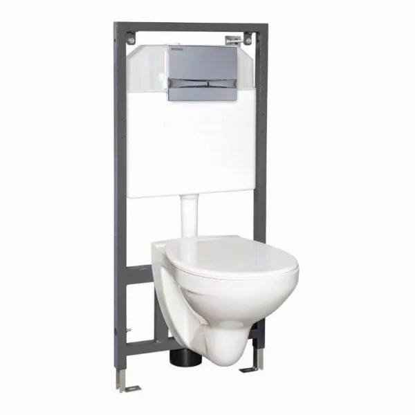 Rossa Adriatic Chrome falba építhető WC tartály szett - ADRIATIC-CH-ROSSA-SET