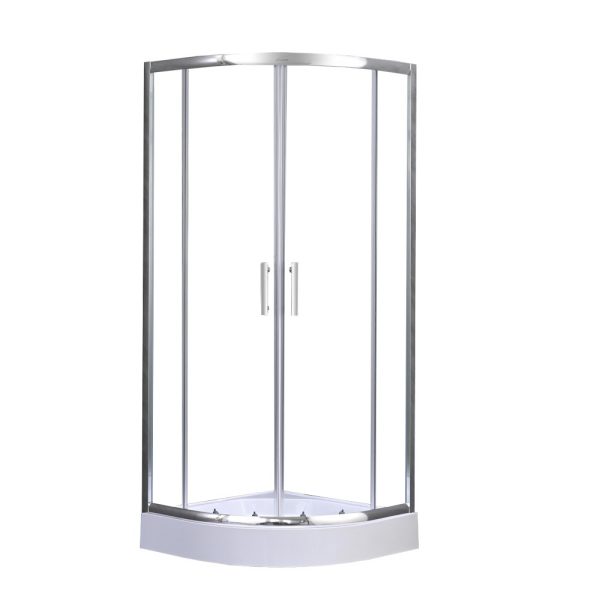 Spirit Clear 80x80 cm íves zuhanykabin zuhanytálcával - SC80S_AKI80ZT - Image 7