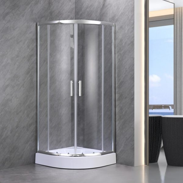 Spirit Clear 80x80 cm íves zuhanykabin zuhanytálcával - SC80S_AKI80ZT - Image 8