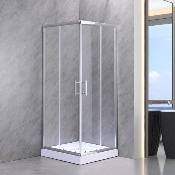 Spirit Clear 90x90 cm szögletes zuhanykabin, zuhanytálcával -SC90A_AKSZ90ZT - Image 8