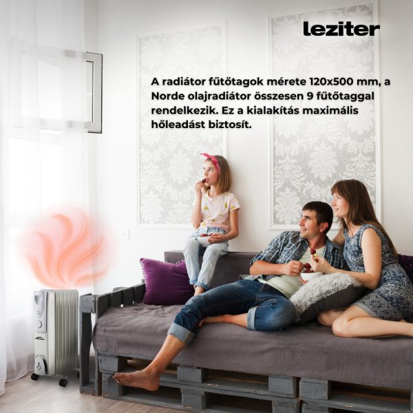 Norde 7 tagos olajradiátor 600W/900W/1500W - Image 6