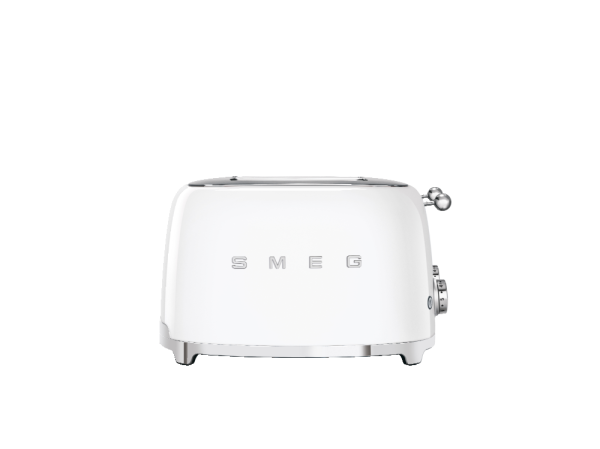 SMEG KENYÉRPIRÍTÓ, retro, 2x2 szeletes, fehér