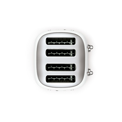 SMEG KENYÉRPIRÍTÓ, retro, 2x2 szeletes, fehér - Image 4
