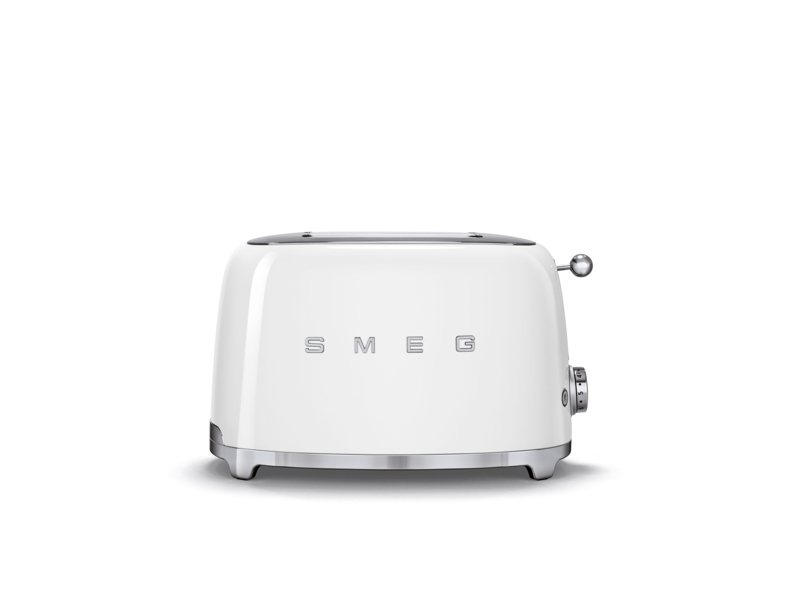 SMEG KENYÉRPIRÍTÓ, retro, 2 szeletes, fehér - TSF01WHEU