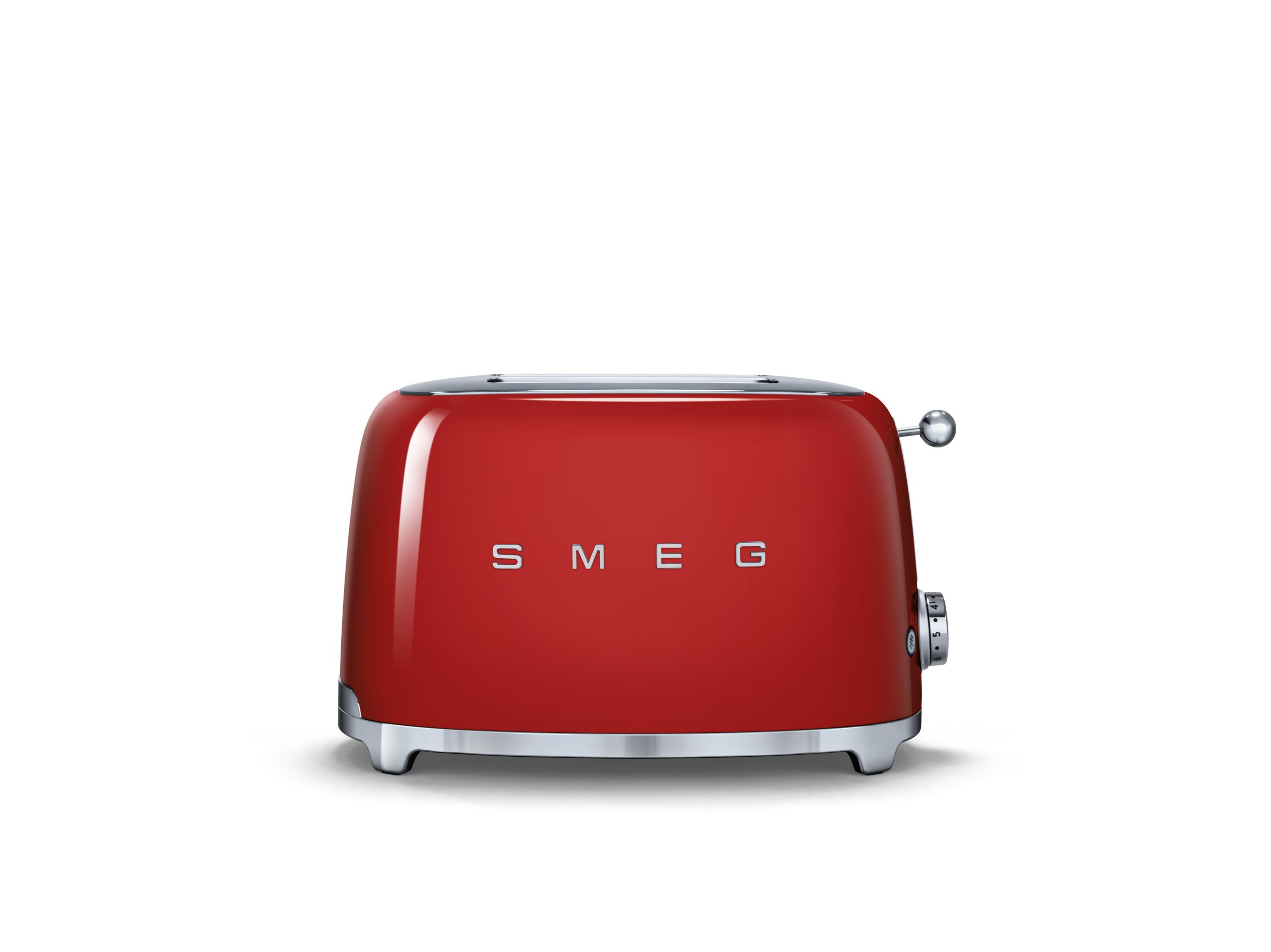 SMEG KENYÉRPIRÍTÓ, retro, 2 szeletes, piros - TSF01RDEU