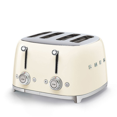 SMEG KENYÉRPIRÍTÓ, retro, 2x2 szeletes, bézs - Image 2