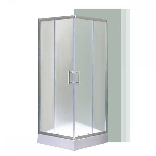 Spirit Matt 90x90 cm szögletes zuhanykabin, zuhanytálcával - SMT90A_AKSZ90ZT