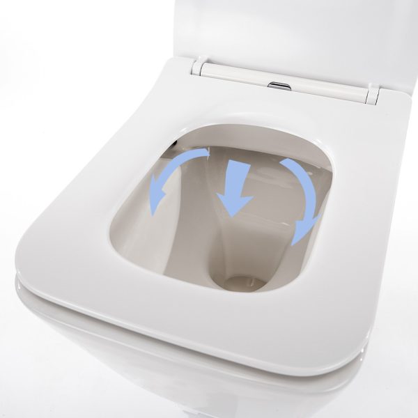 Tina fali rimless WC soft close ülőkével - Image 9