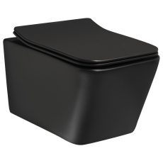 Tinos BLM fekete fali rimless WC - TINOSBLM