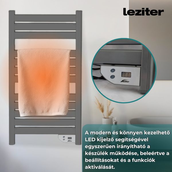 Elektromos törölközőszárító radiátor 500W - Image 5