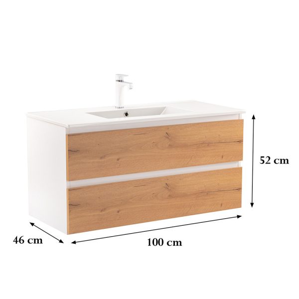 Vario Forte 100 alsó szekrény mosdóval - Image 3