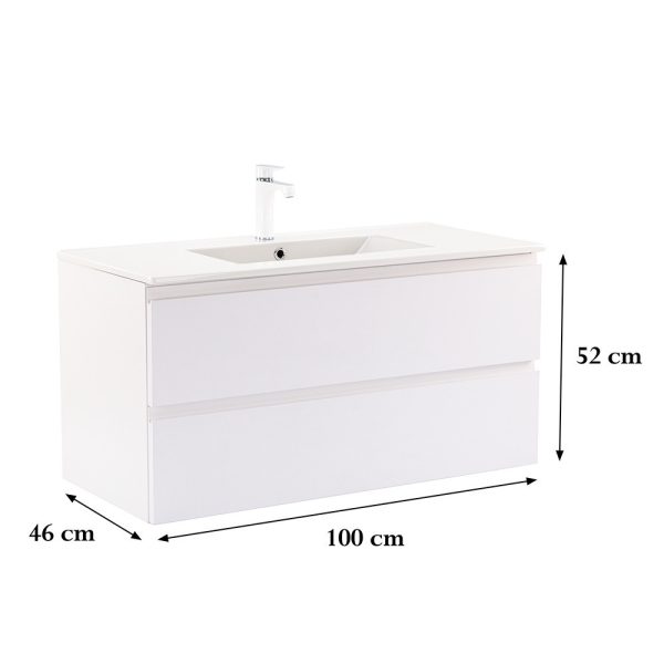 Vario Pull 100 alsó szekrény mosdóval - Image 3