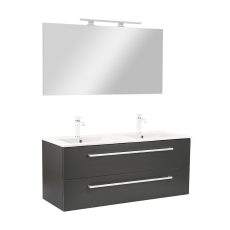 Vario Clam 120 komplett fürdőszoba bútor antracit-antracit - Vario140-k