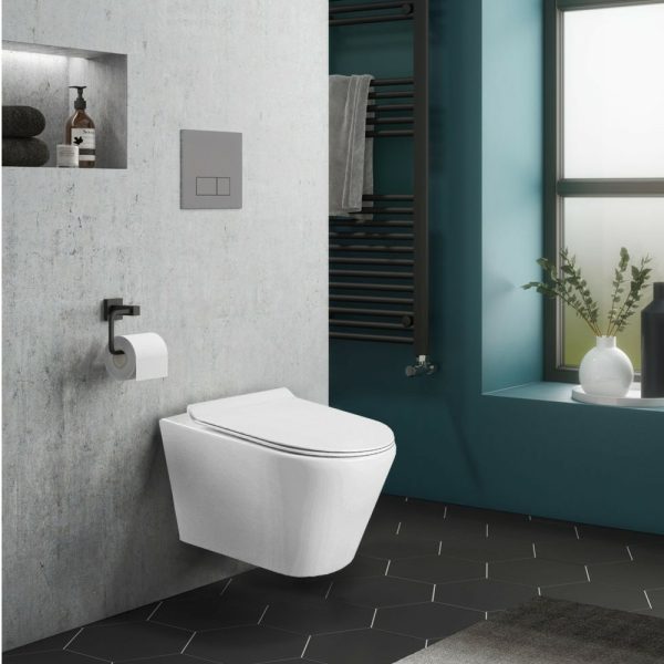 Ride fali, rimless WC soft close ülőkével - Image 2