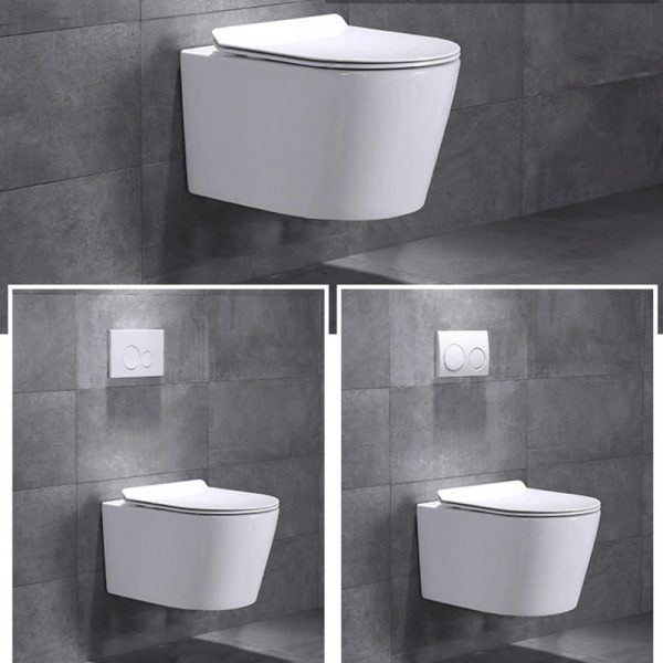 Ride fali, rimless WC soft close ülőkével - Image 5