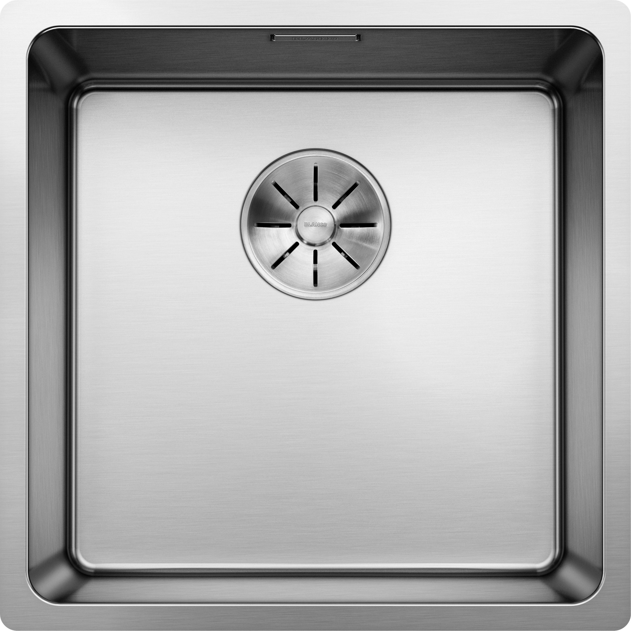 Blanco ANDANO 400-U rozsdamentes egymedencés mosogató munkalap alá 44 x 44 x 19 cm InFino® szűrőkosár – 522959