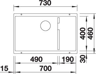 BLANCO SUBLINE 700-U Level tartufo t. - 523459 - Image 3