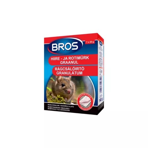 Bros Rágcsálóirtó granulátum 140 g