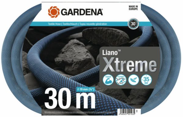 Gardena Liano™ Xtreme textiltömlő
19 mm (3/4'), 30 m