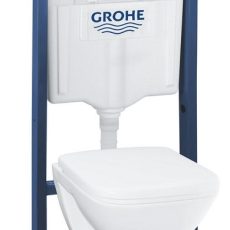 Grohe Solido króm 4 az 1-ben WC szett, 1,13 méteres telepítési magasság