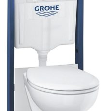 Grohe Solido króm 5 az 1-ben WC szett, 1,13 méteres telepítési magasság