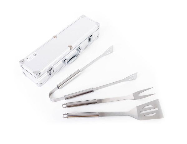 G21 grillező eszközkészlet, 3 db, alumínium bőrönd - Image 5